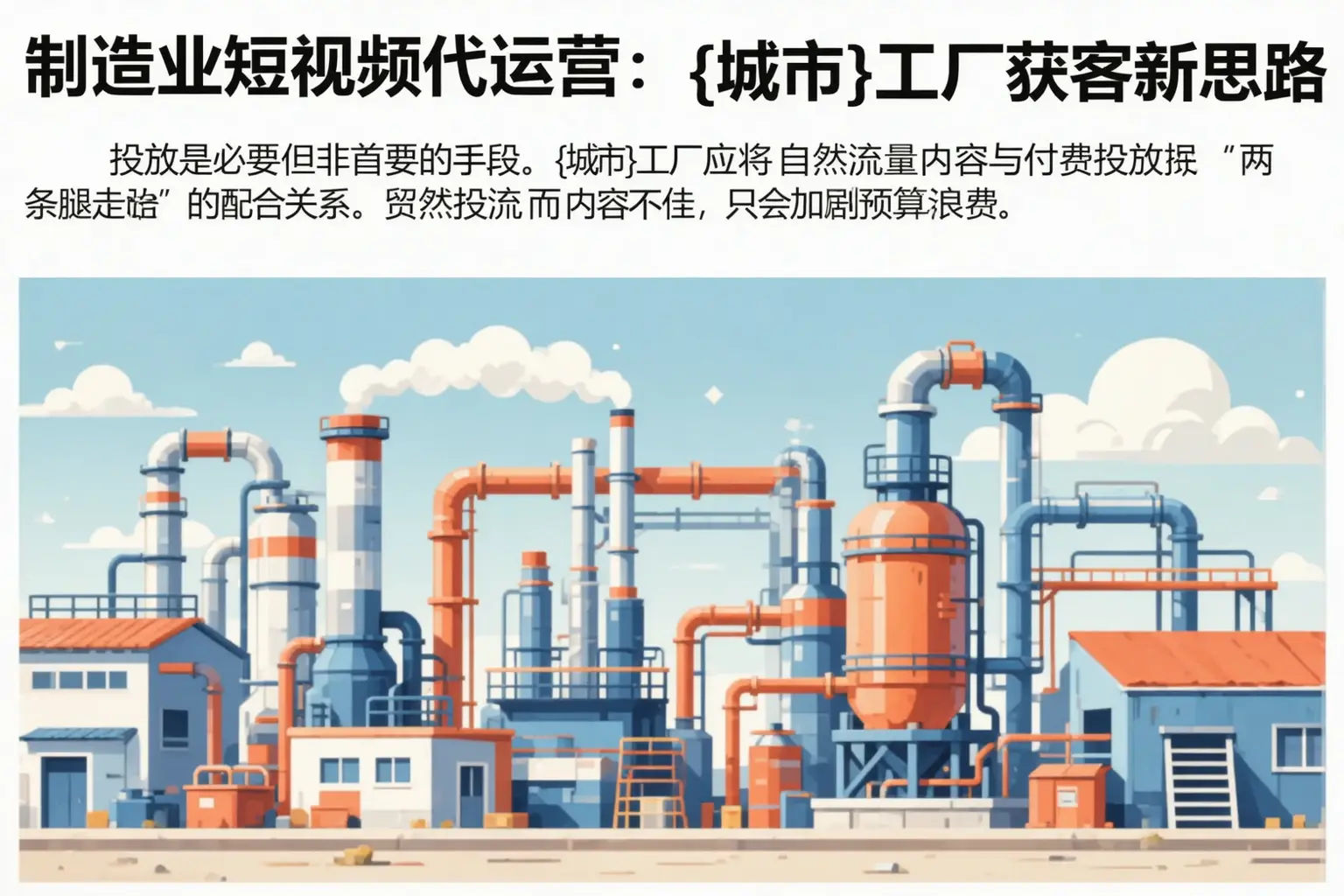 制造业短视频代运营:商丘工厂获客新思路