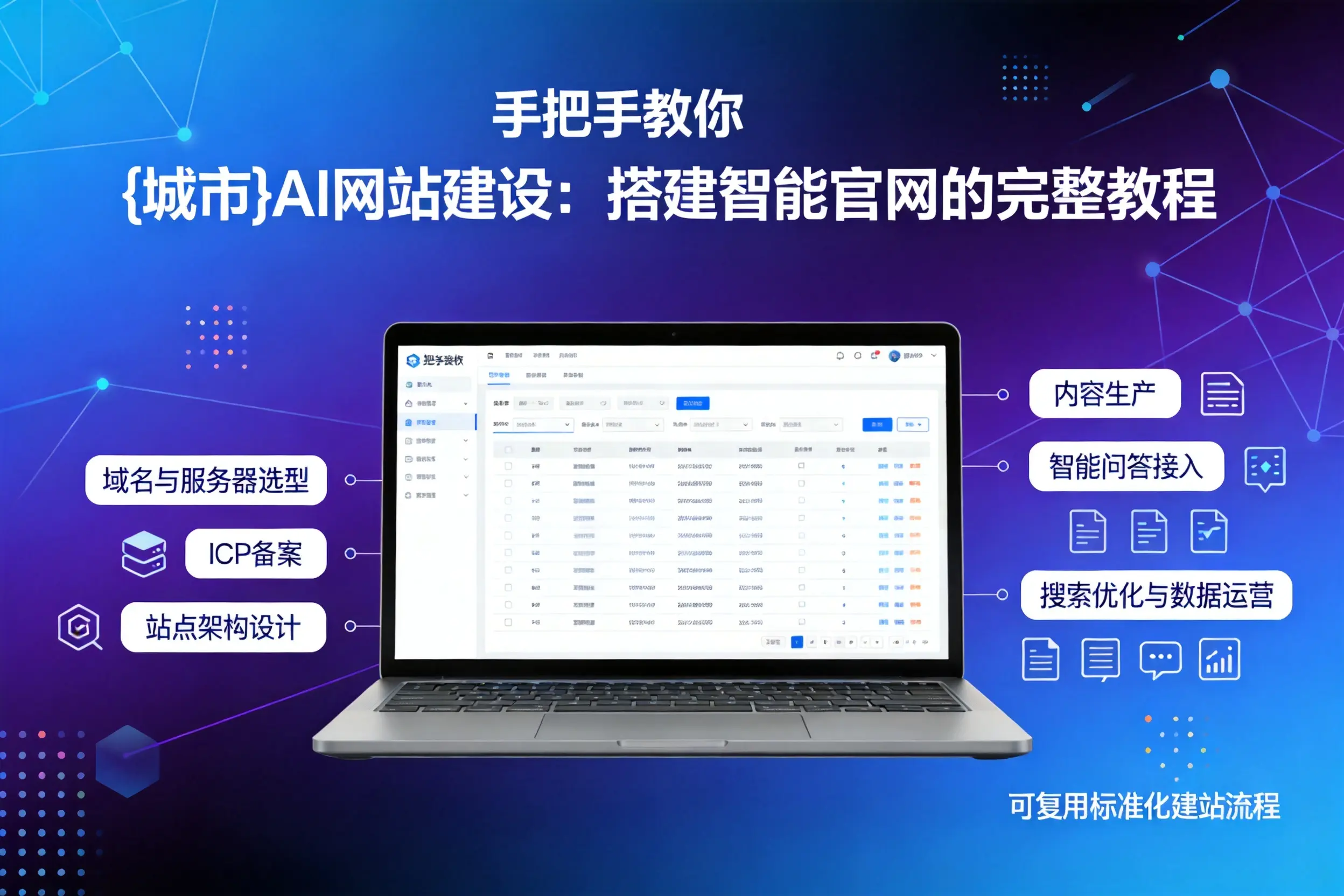 手把手教你商丘AI网站建设：搭建智能官网的完整教程
