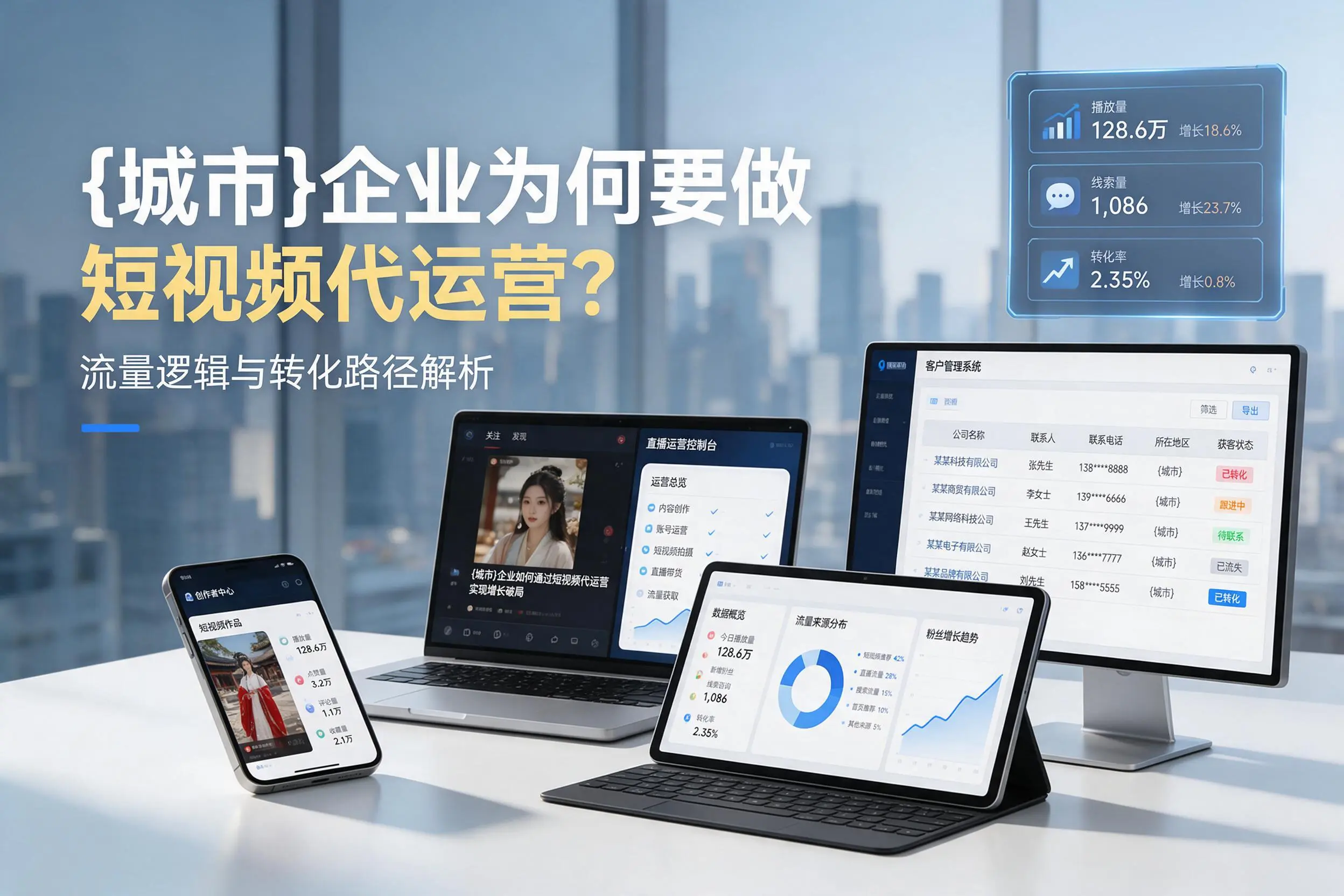 商丘企业为何要做短视频代运营？流量逻辑与转化路径解析