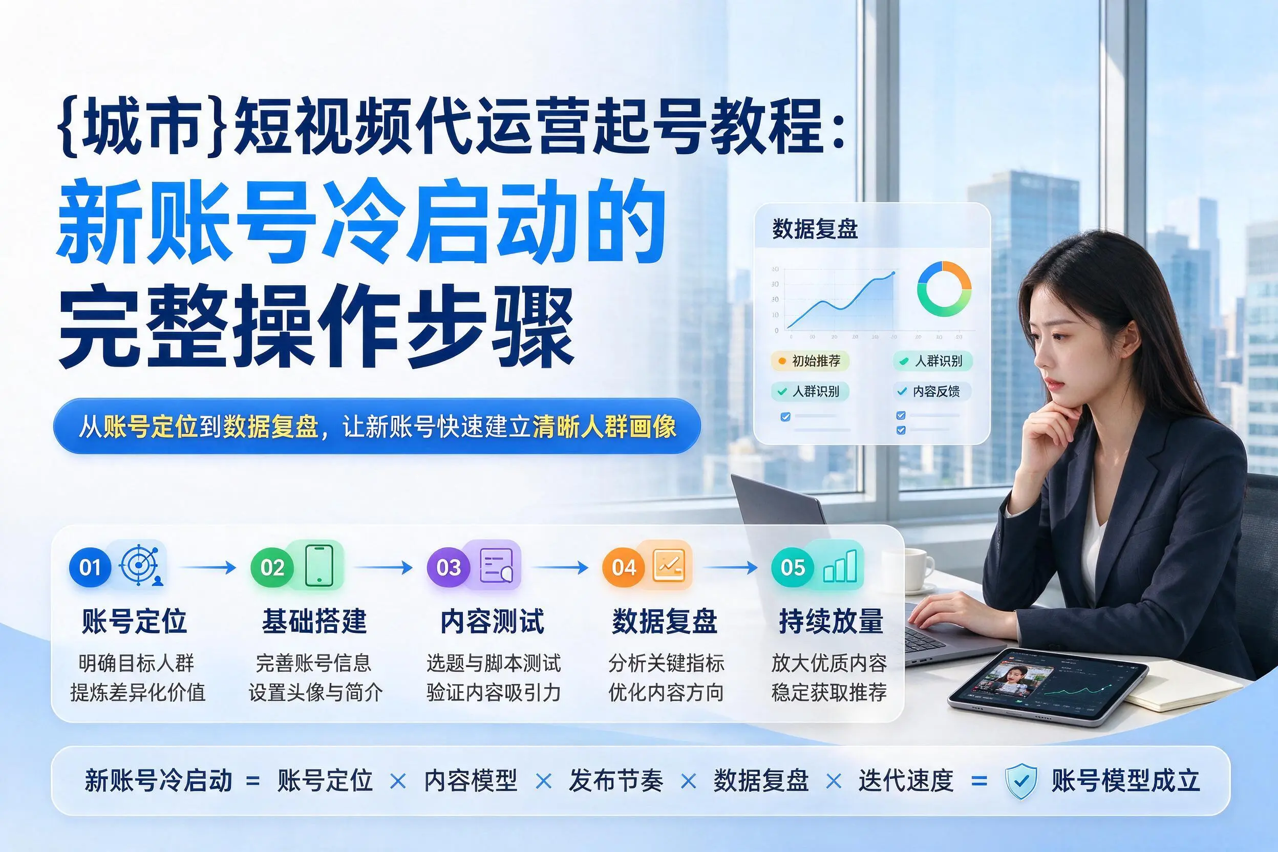 商丘短视频代运营起号教程：新账号冷启动的完整操作步骤