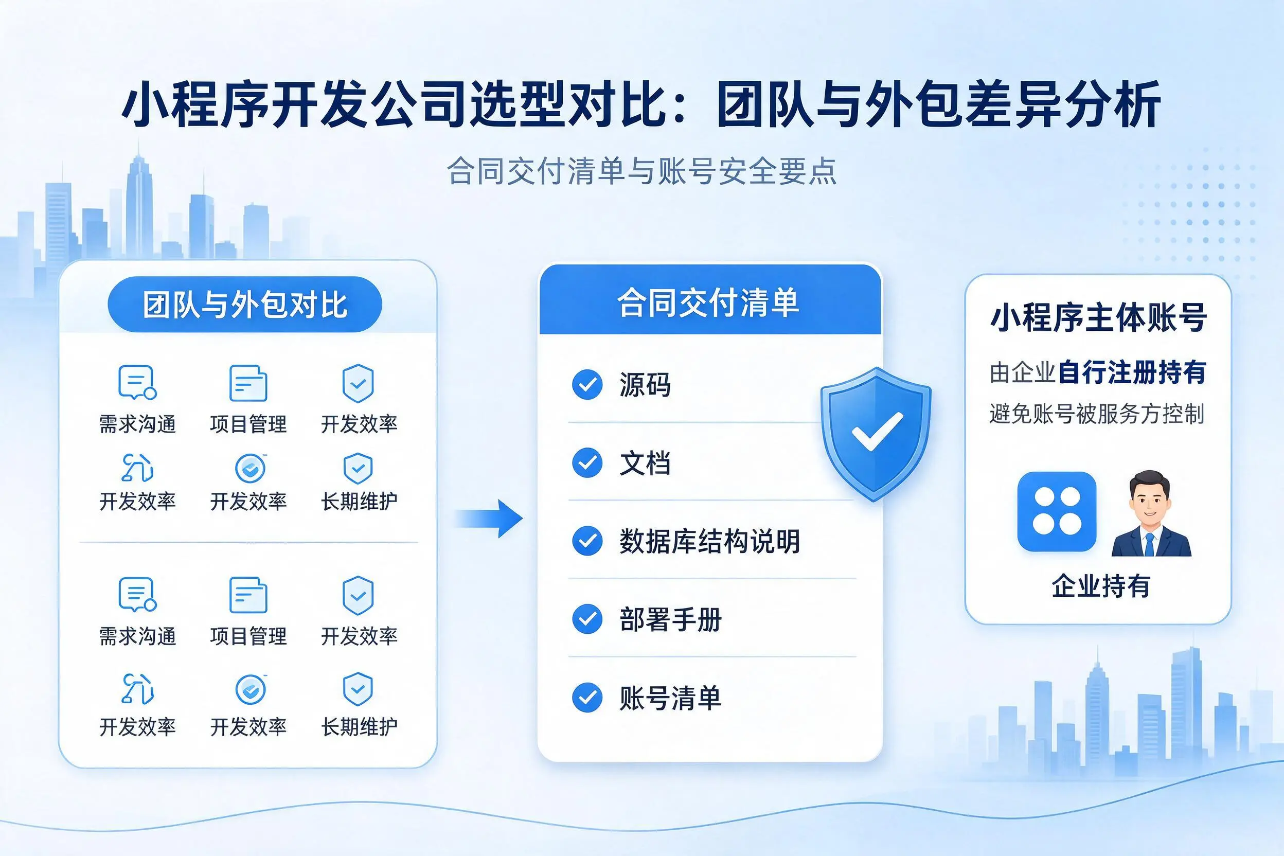 商丘小程序开发公司选型对比:团队与外包差异分析