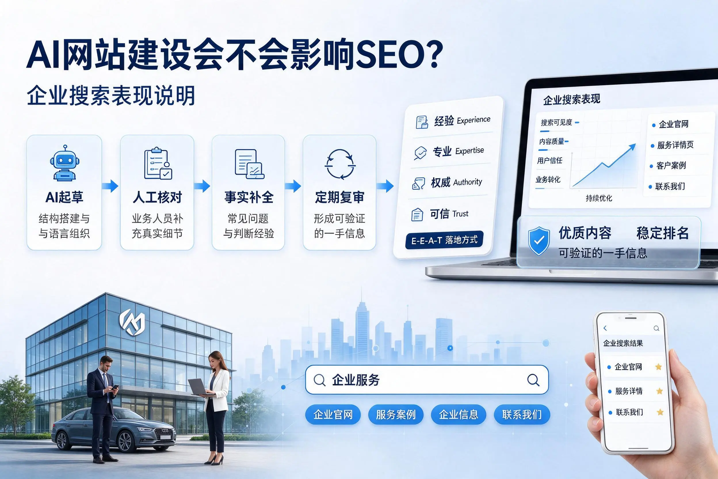 AI网站建设会不会影响SEO？商丘企业搜索表现说明