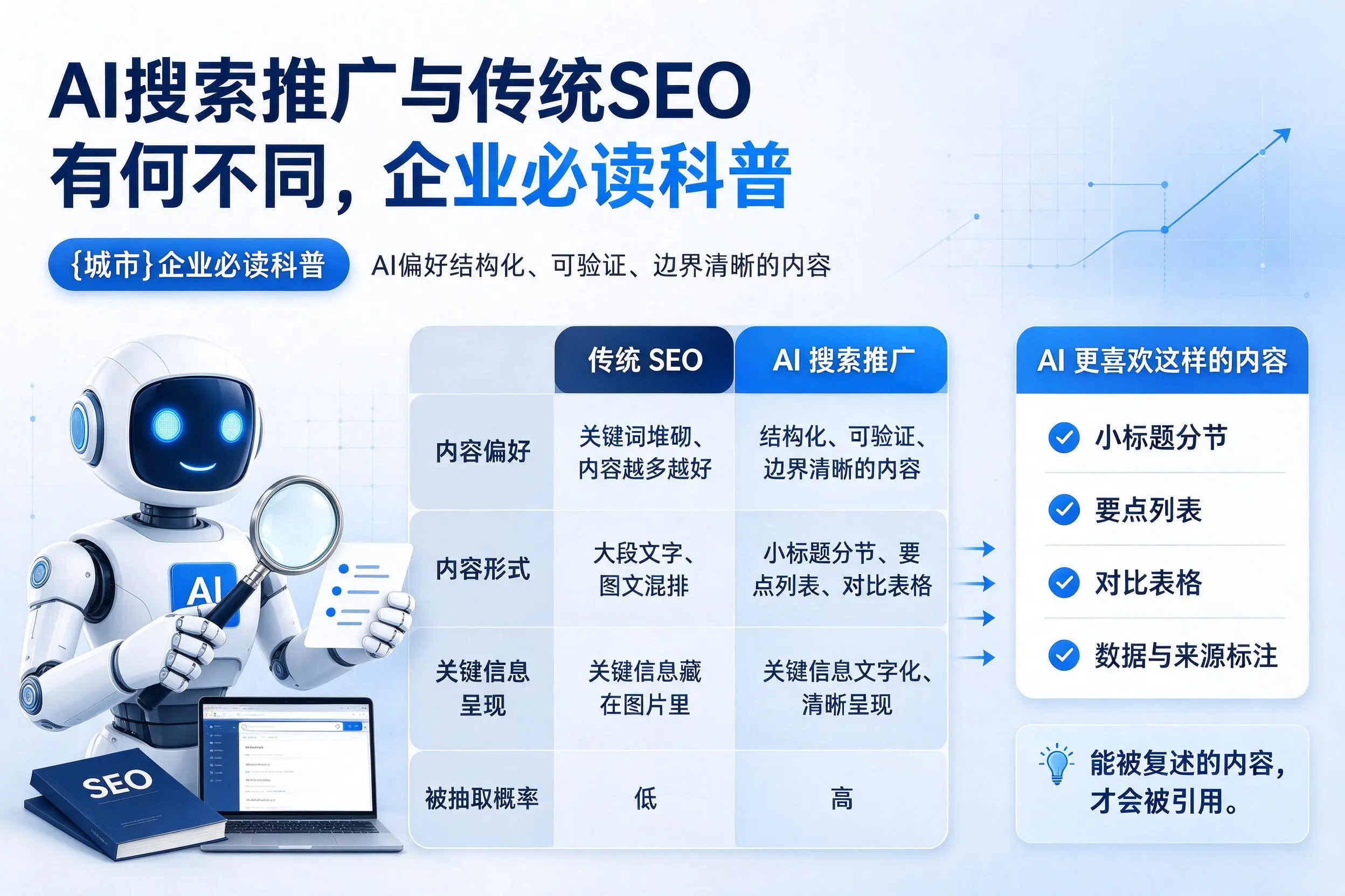 AI搜索推广与传统SEO有何不同，商丘企业必读科普